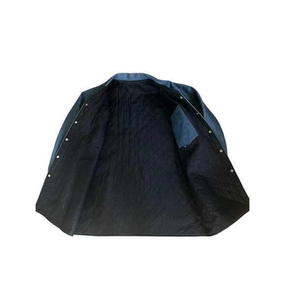 Vintage Denim Western Snap 3XL 50W Jacket Quilted - Picture 2 of 5